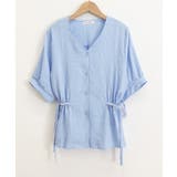 ドロストシャツブラウス パール付夏服半袖 | Miniministore | 詳細画像21