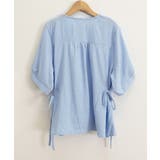 ドロストシャツブラウス パール付夏服半袖 | Miniministore | 詳細画像22