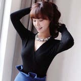 Vネック ニット トップス | Miniministore | 詳細画像4