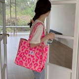 キャンバストートバッグ ヒョウ柄 帆布鞄 | Miniministore | 詳細画像2
