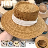 カンカン帽子 紫外線対策ストローハット | Miniministore | 詳細画像1 