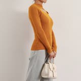 ニットトップス 胸開き プチハイネック | Miniministore | 詳細画像11 