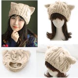 レディース ニット帽 猫耳帽子 | Miniministore | 詳細画像4