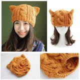 レディース ニット帽 猫耳帽子 | Miniministore | 詳細画像5