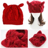 レディース ニット帽 猫耳帽子 | Miniministore | 詳細画像7