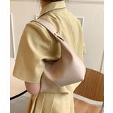 ピンクベージュ | フェイクレザーワンハンドルバッグ 韓国風 | Miniministore