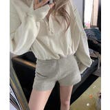 ライトグレー | ショートニットパンツ 暖かい短パン 春秋 | Miniministore