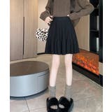 A（ショート丈）*ブラック | ニットスカート 無地スカート 2type | Miniministore
