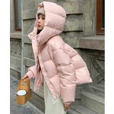ピンク | ショート丈ダウンジャケット 中綿ブルゾン | Miniministore