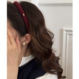 ワインレッド | スリムカチューシャ シンプル 大人可愛い | Miniministore