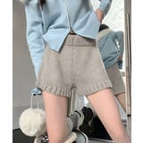 ショートニットパンツ 暖かい短パン 春秋 | Miniministore | 詳細画像14
