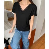 VネックTシャツ春夏 半袖トップス韓国風 | Miniministore | 詳細画像8 