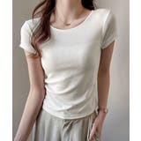 リブTシャツ 異素材切り替えカットソー | Miniministore | 詳細画像6