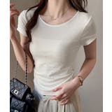 リブTシャツ 異素材切り替えカットソー | Miniministore | 詳細画像7