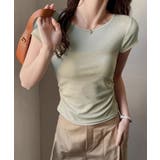 リブTシャツ 異素材切り替えカットソー | Miniministore | 詳細画像8