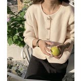 金ボタンニットカーディガン 秋冬 韓国風 | Miniministore | 詳細画像2