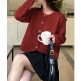 金ボタンニットカーディガン 秋冬 韓国風 | Miniministore | 詳細画像9