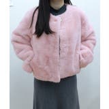 ファージャケット ふわふわ パールボタン | Miniministore | 詳細画像13 