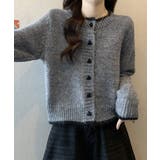 ハートボタンニットカーディガン長袖韓国風 | Miniministore | 詳細画像9