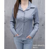 きれいめ襟付き ストライプ柄 長袖シャツ | Miniministore | 詳細画像13 