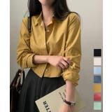 フロントボタン カラーショート丈シャツ | Miniministore | 詳細画像1