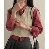 フロントボタン カラーショート丈シャツ | Miniministore | 詳細画像15