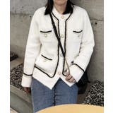 モヘアカーディガン秋冬 ファージャケット | Miniministore | 詳細画像9