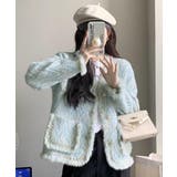 ラメツイード風ジャケット韓国風レディース | Miniministore | 詳細画像2