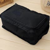 ブラック | シューズポーチ 持ち運び トラベルグッズ | Miniministore