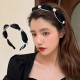 ブラック | カチューシャ ヘアアクセサリー 韓国風 | Miniministore