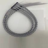 ライトグレー | エクステ 三つ編み派手ワンタッチエクステ | Miniministore