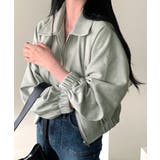 グレー（ミント寄り） | スエード調ジャケット韓国風ライトアウター | SUNSHINE CLOSET