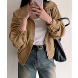 キャメル | スエード調ジャケット韓国風ライトアウター | SUNSHINE CLOSET