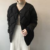 ブラック | キルティングジャケット 中綿 レディース | Miniministore