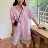 ピンク | チェック柄 シャツブラウス レディース夏 | Miniministore