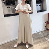 ベージュ | オールインワン サロペット レディース | Miniministore
