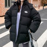 ブラック | エコダウンジャケットフード付き ブルゾン | Miniministore