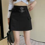 ブラック | ミニスカート キュロットスカート 着やせ | Miniministore