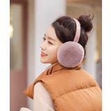 くすみピンク | 折り畳み耳あて レディースイヤーマフラー | Miniministore