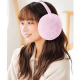薄ピンク | 折り畳み耳あて レディースイヤーマフラー | Miniministore