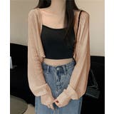 ピンクベージュ | サマーカーディガン ショートニットボレロ | Miniministore