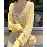 イエロー | サマーカーディガン ショートニットボレロ | ANGELCLOSET
