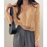 ダークベージュ | メッシュニット タンクトップ 2点セット | Miniministore