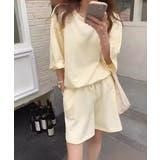 アイボリー | スウェットセットアップ レディース 夏服 | ANGELCLOSET