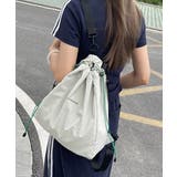 ライトグレー | ナップサック 巾着リュック ボディバッグ | SUNSHINE CLOSET