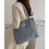 グレー | コーデュロイ大容量トートバッグレディース | SUNSHINE CLOSET