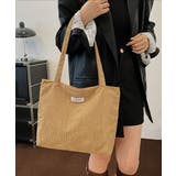 キャメル | コーデュロイ大容量トートバッグレディース | SUNSHINE CLOSET