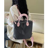 チャコールグレー | マルチトートバッグ大容量ナイロンリュック | Miniministore
