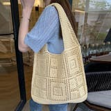 ベージュ | ニットバッグ クロシェ編み トートバッグ | SUNSHINE CLOSET