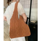 キャラメル | ニットバッグ 韓国 トートバッグ 大容量 | Miniministore
